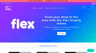 
                            9. Shopify Themes from Out of the Sandbox