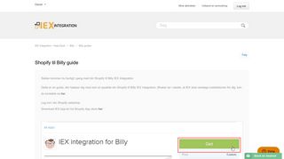 
                            6. Shopify til Billy guide – IEX Integration - Help Desk