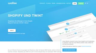 
                            13. Shopify und Twint | wallee.com