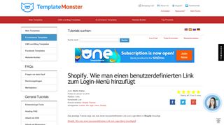 
                            11. Shopify. Wie man einen benutzerdefinierten Link zum Login-Menü ...