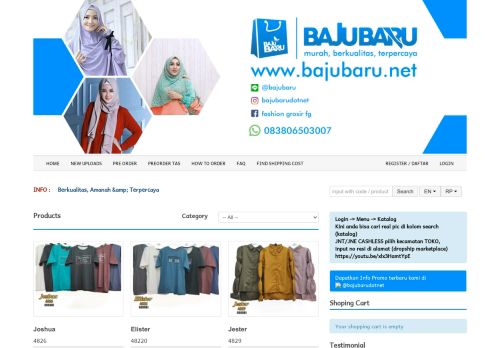
                            7. Shoping Cart - Bajubaru.net
