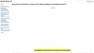 
                            7. SHOPKEY5:SHOPKEY5 LOGIN:SHOP MANAGEMENT SYSTEM ...