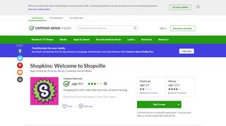 
                            13. Shopkins: Welcome to Shopville App Review - Common Sense Media