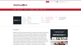 
                            9. Shopline - StartbaseHK - The up-to-date tech database covering Hong ...