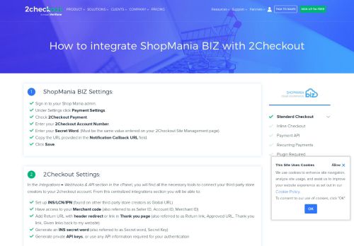 
                            3. ShopMania BIZ Shopping Cart | Payment Gateway Integration ...
