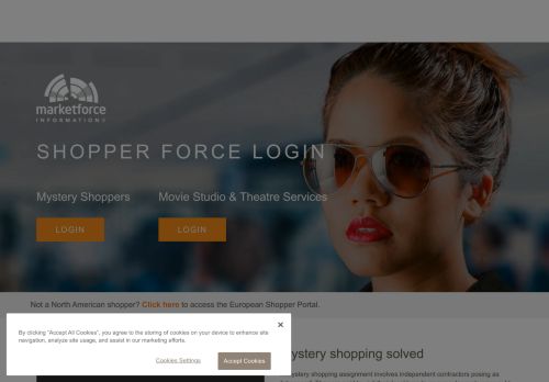 
                            9. Shopper Force Login | Market Force Information, Inc.