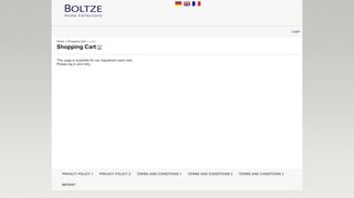 
                            6. Shopping Cart - - Boltze