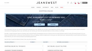 
                            3. Shopping Online - Jeanswest
