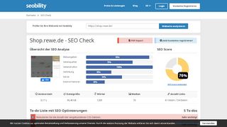 
                            7. shop.rewe.de | SEO Bewertung | Seobility.net