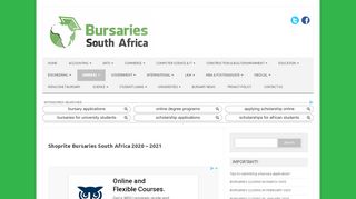 
                            2. Shoprite Bursaries South Africa 2019 - 2020 - SA Bursaries