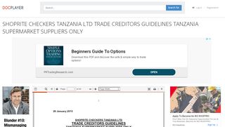 
                            6. SHOPRITE CHECKERS TANZANIA LTD TRADE CREDITORS ...