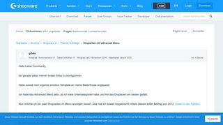 
                            1. Shopseiten mit Advanced Menu - Shopware Community Forum