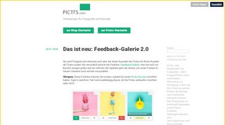 
                            8. Shopsystem für Fotografen - Fotos verkaufen - Pictrs