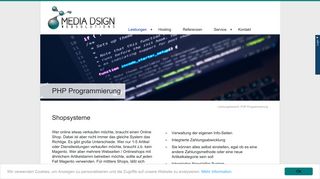 
                            7. Shopsysteme | PHP Programmierung | MEDIA DSIGN