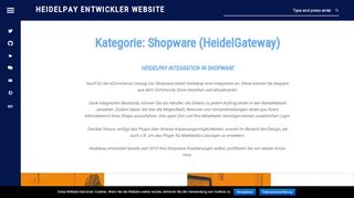 
                            13. Shopware Archive - heidelpay Entwickler Website