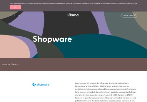 
                            12. Shopware - Integration Center der Sofort GmbH
