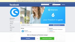 
                            5. Shopware - Startseite | Facebook