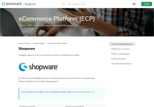 
                            11. Shopware – Support Center