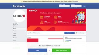 
                            4. SHOPX - Home | Facebook