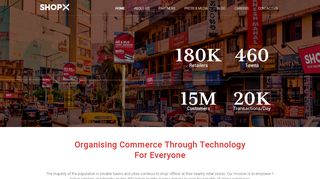 
                            3. Shopx - Organising Commerce Through Technology For Everyone.
