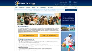 
                            3. Shore Excursions Group: Travel Agent Resources