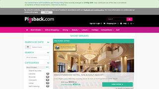 
                            2. Short Breaks - Save up to 55% on hotels, restaurants, and spas ...