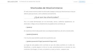 
                            4. Shortcodes de WooCommerce - Boluda.com