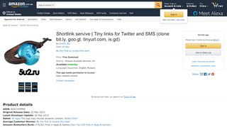 
                            13. Shortlink servive | Tiny links for Twitter and SMS (clone bit.ly, goo.gl ...