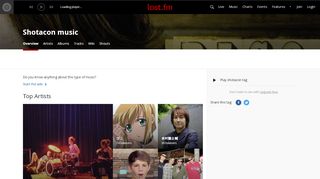 
                            12. Shotacon music | Last.fm