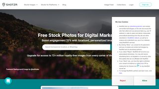 
                            8. Shotzr | Targeted Imagery For Digital Marketing | Home