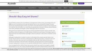 
                            11. Should I Buy EasyJet Shares? - Trading Tips For EasyJet Shares