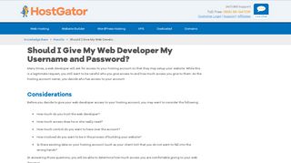 
                            8. Should I Give My Web Developer My Username and Password ...