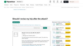 
                            9. Should I revise my trip after the attack? - Marrakech Forum ...