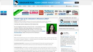 
                            6. Should I sign up for Jobseeker's Allowance (JSA)? - Graduate Fog