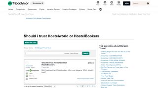 
                            11. Should i trust Hostelworld or HostelBookers - Bargain Travel Forum ...