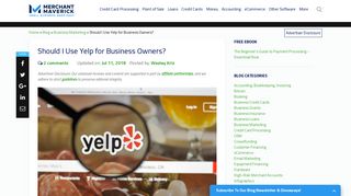 
                            12. Should I Use Yelp for Business Owners? | Merchant Maverick