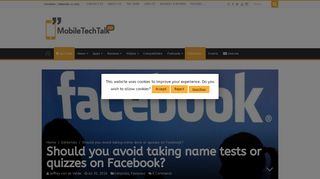 
                            9. Should you avoid taking name tests or quizzes on Facebook?