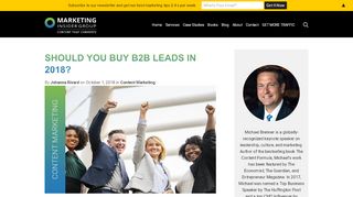 
                            13. Should You Buy B2B Leads in 2018? | Marketing Insider Group