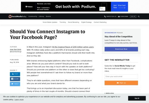 
                            5. Should You Connect Instagram to Your Facebook Page? | Social ...