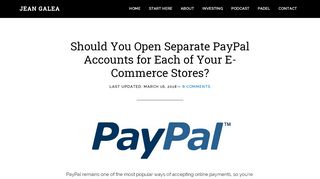 
                            13. Should You Open Separate PayPal Accounts for Each of Your E ...