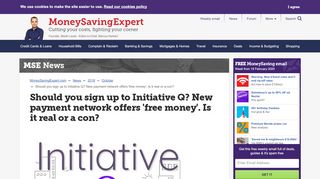 
                            9. Should you sign up to Initiative Q? New payment network ...