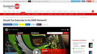 
                            13. Should You Subscribe to the WWE Network? | NDTV Gadgets360.com