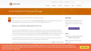 
                            8. SHOW INNODB STATUS walk through - Percona Database ...