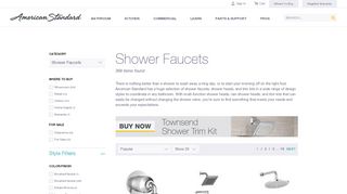 
                            8. Shower Faucets - American Standard