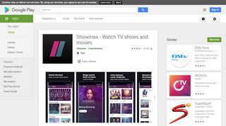 
                            3. Showmax - Watch TV shows and movies - Apps on Google Play