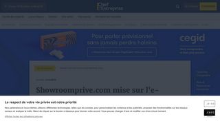 
                            12. Showroomprive.com mise sur l'e-mailing - Chef d'entreprise Magazine