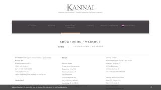
                            3. Showrooms / Webshop | Kannai – sieraden groothandel
