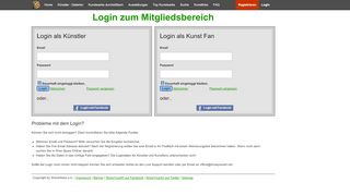 
                            1. ShowYourArt - Login