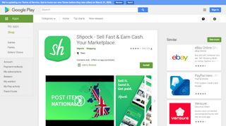 
                            5. Shpock - kaufe und verkaufe in deiner Nähe! – Apps bei Google Play