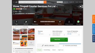 
                            9. Shree Tirupati Courier Service Pvt Ltd, Panjim - Shree Tirupathi ...